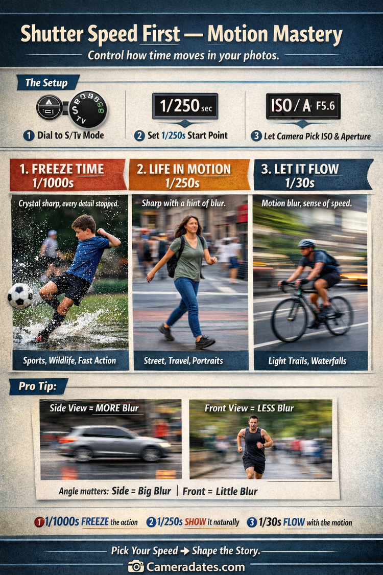 Shutter Priority Mode (S/Tv)