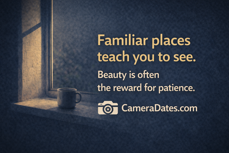 Why Familiar Places Teach You to See