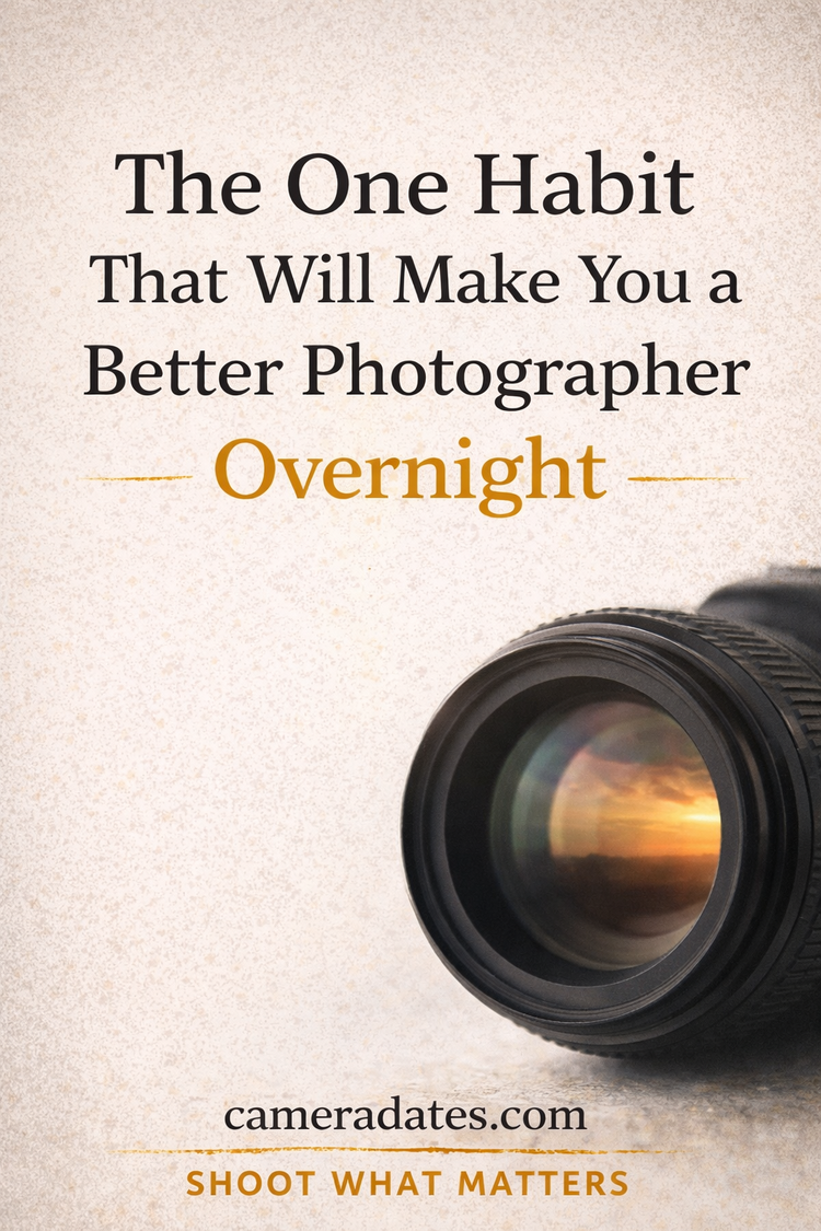The One Habit That Will Make You a Better Photographer Overnight