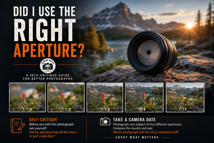 Did I Use the Right Aperture?