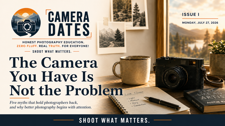 The Camera You Have Is Not the Problem ‹› Issue I