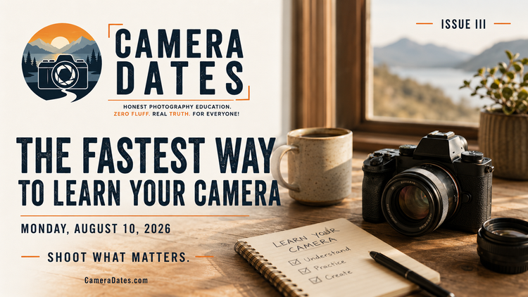 The Fastest Way to Learn Your Camera - Issue III