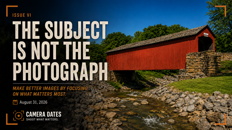 The Subject Is Not the Photograph. ‹› Issue VI