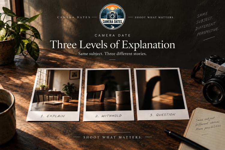 Camera Date: Three Levels of Explanation