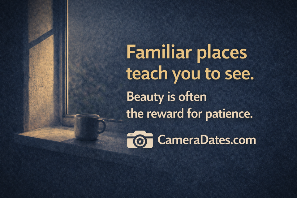 Why Familiar Places Teach You to See